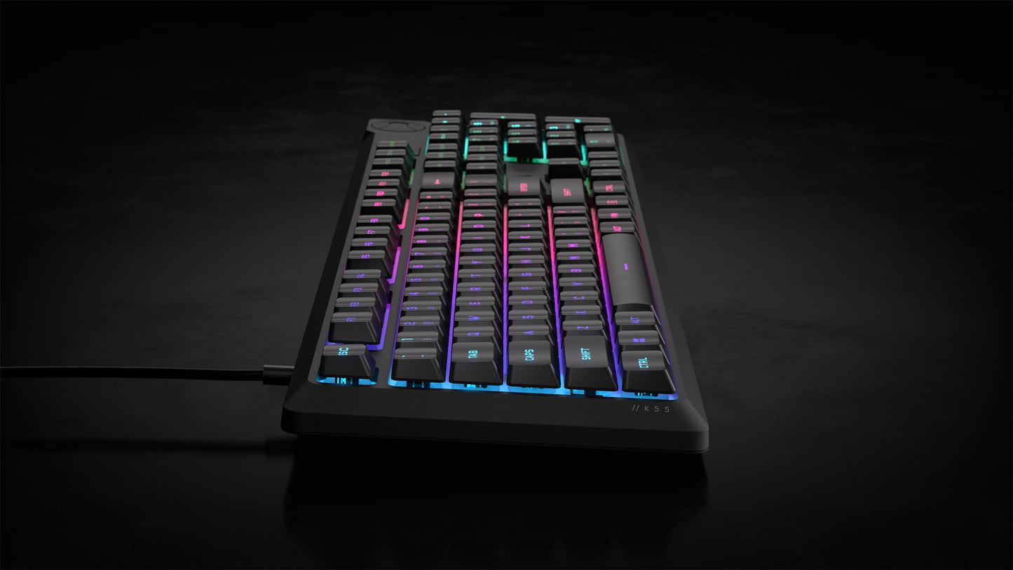 Corsair K55 RGB Pro Gaming Keyboard with Macro Keys