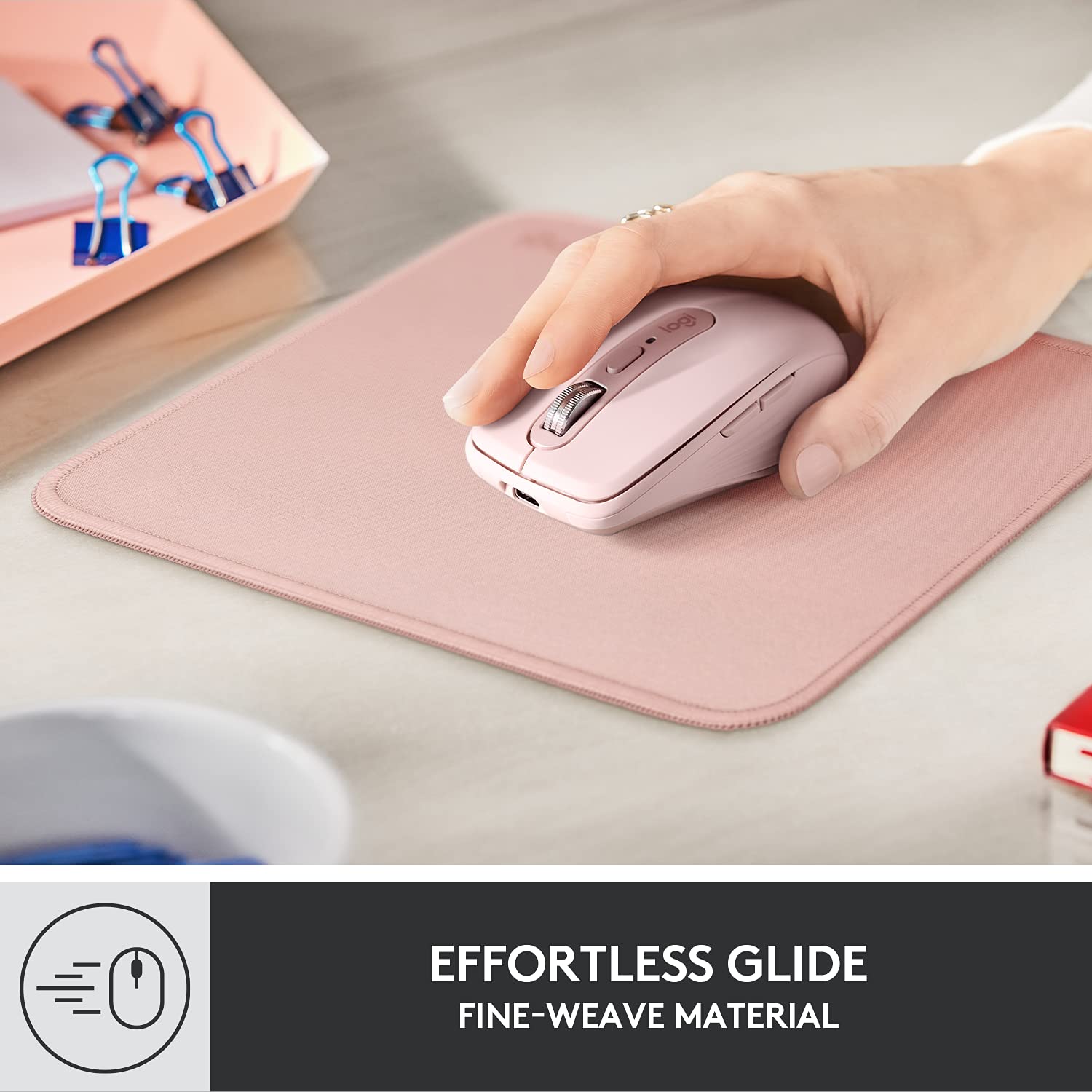 Logitech Studio Series Mouse Pad with Anti-Slip Base