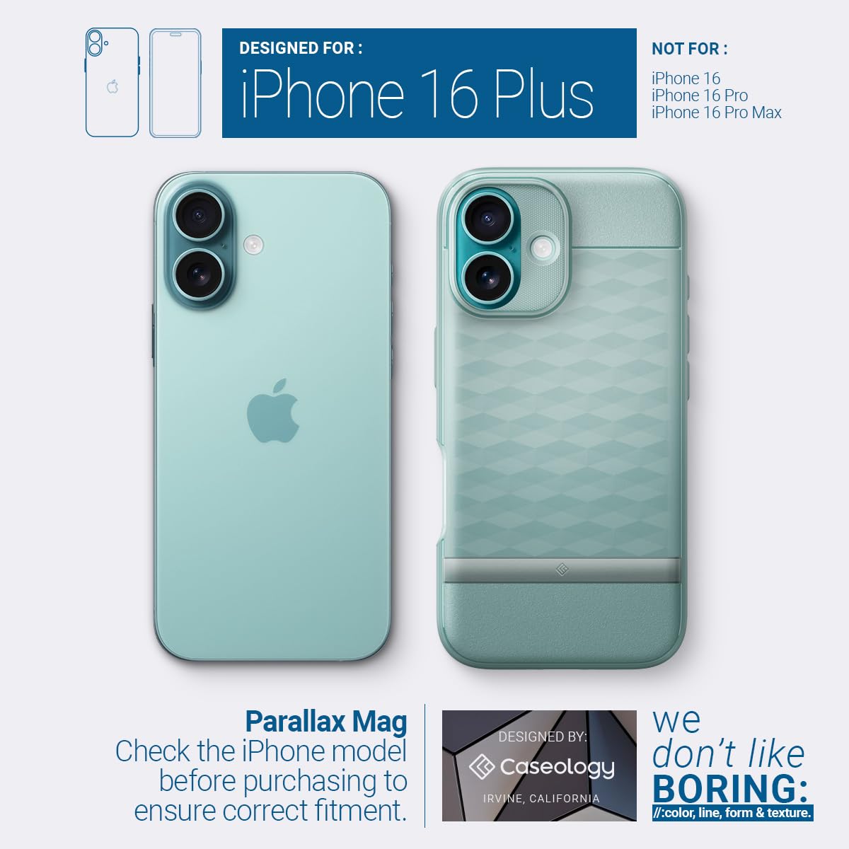Caseology Parallax Mag iPhone 16 Pro Case with Ergonomic Design