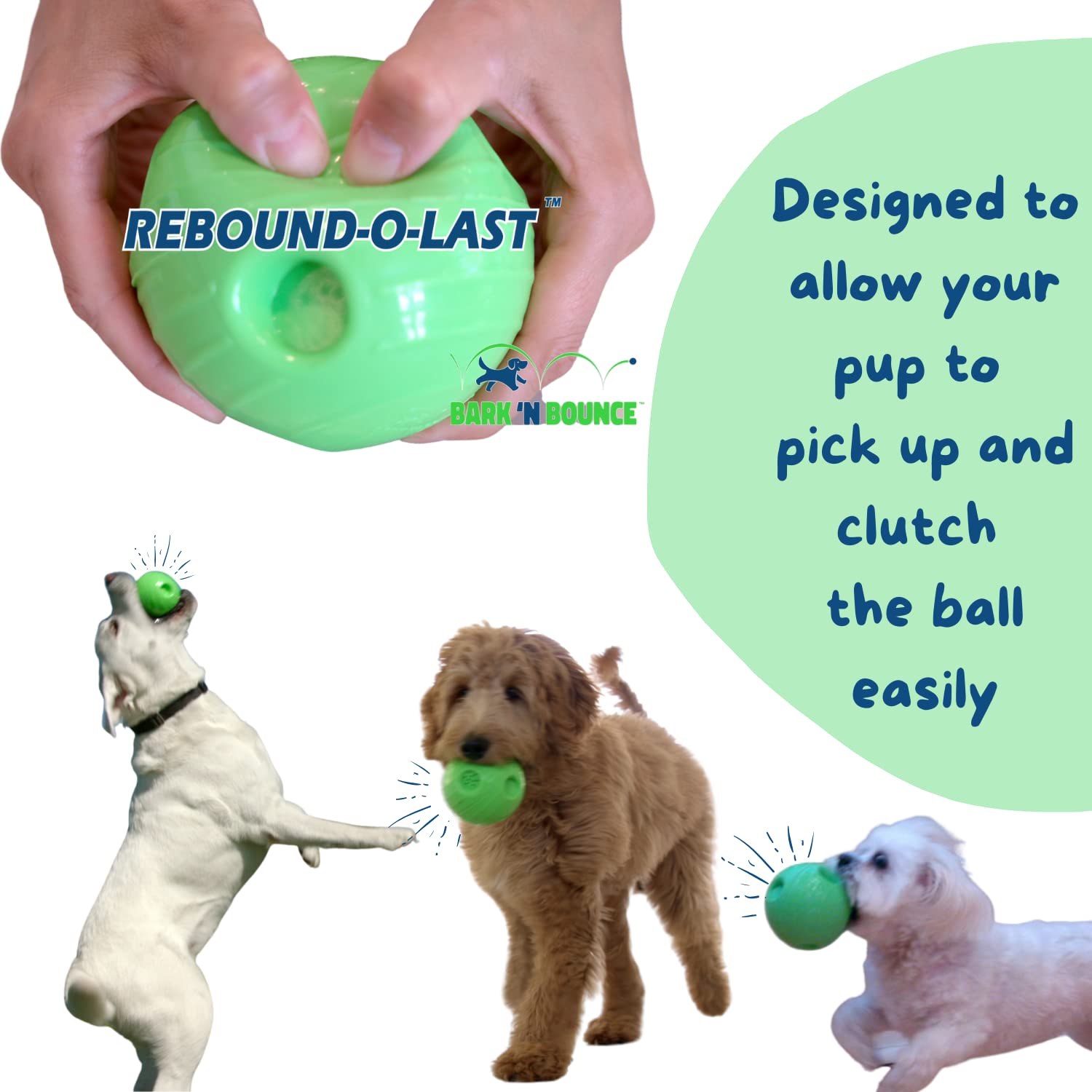 Mistic Cool Bark N Bounce Interactive Dog Toy Ball