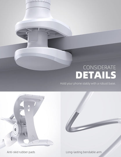 Lamicall Gooseneck Phone Holder for Bed Overhead Mount
