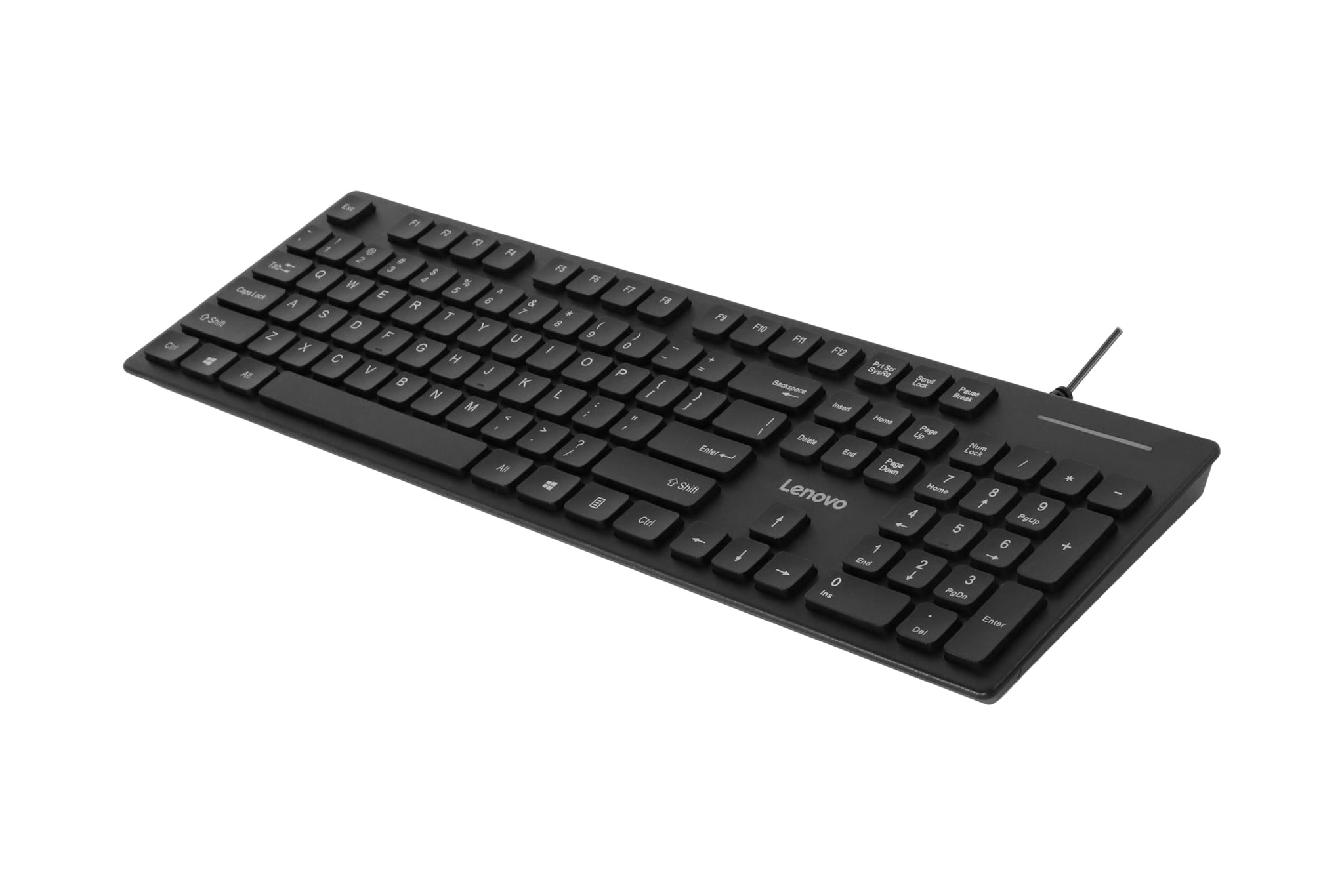 Lenovo 300 USB Keyboard Ergonomic Design for Comfortable Typing