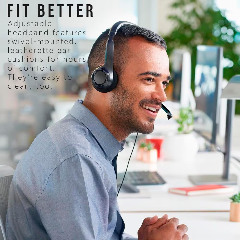 Logitech H390 Wired Headset with Noise Cancelling Mic