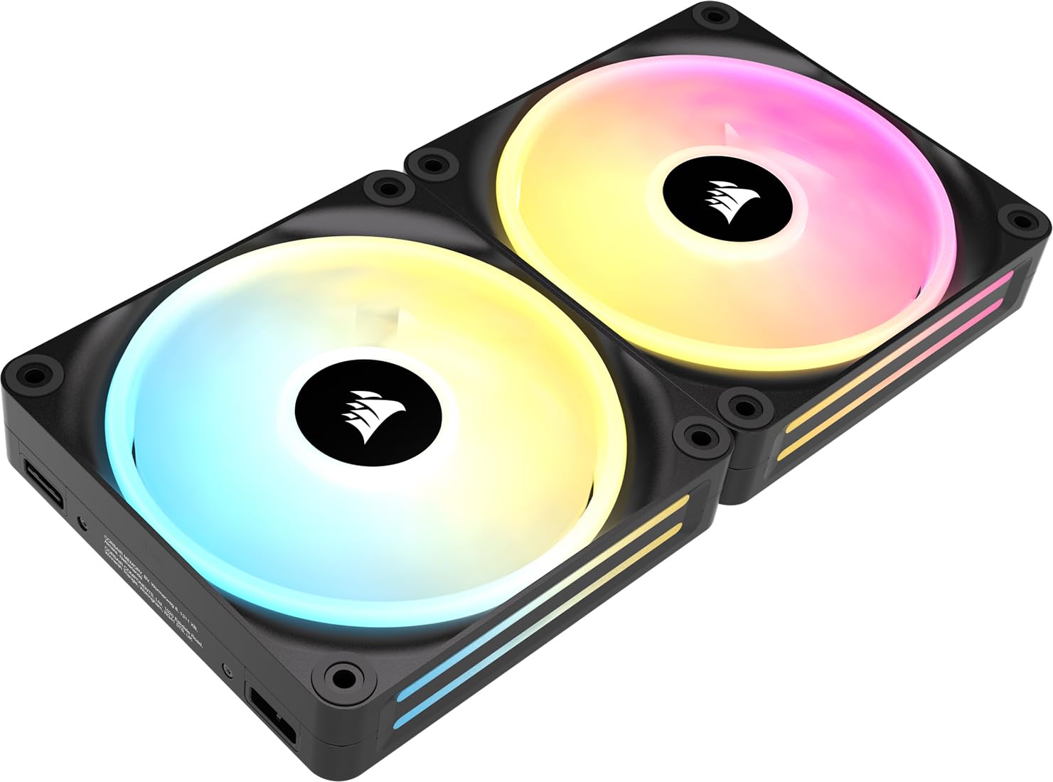 Corsair iCUE LINK QX120 RGB Fan Kit with Magnetic Dome Design