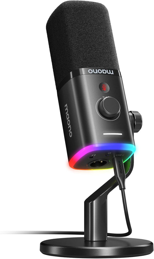 Maono PD100X USB XLR Dynamic Mic For Gaming And Streaming