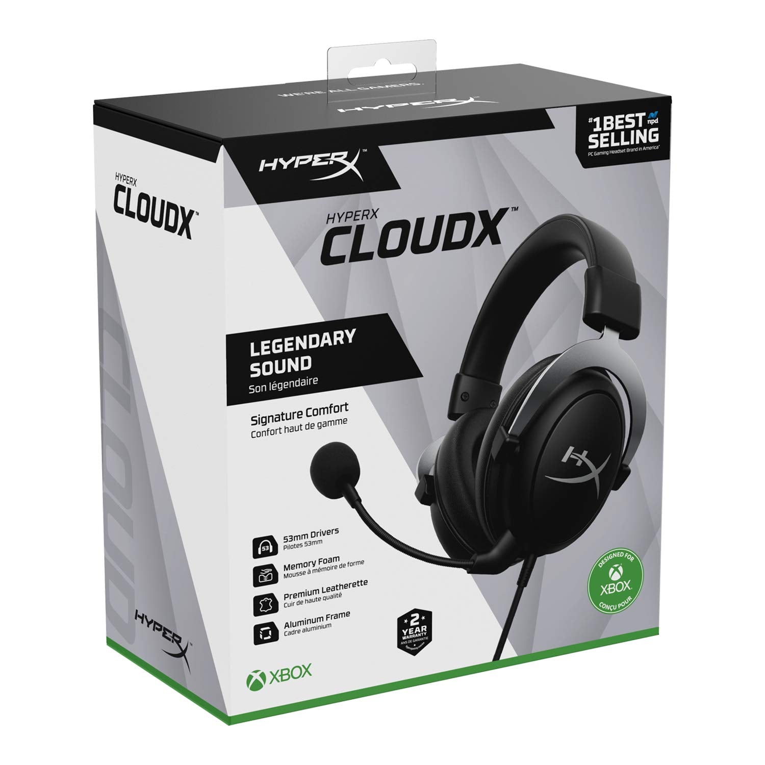 HyperX CloudX Xbox Gaming Headset with Noise Cancelling Mic