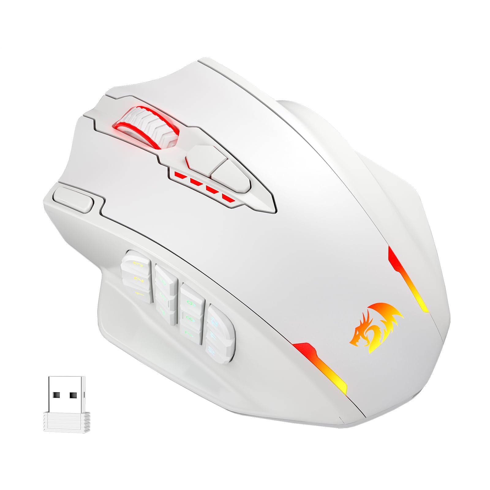 Redragon M908 RGB Gaming Mouse with 12 Programmable Buttons