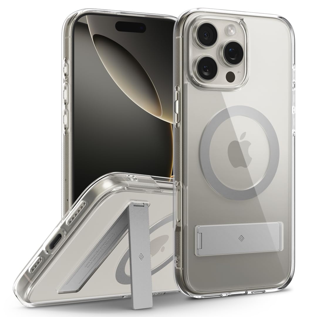 Ultra Clear Kickstand Case for iPhone 16 Pro Max