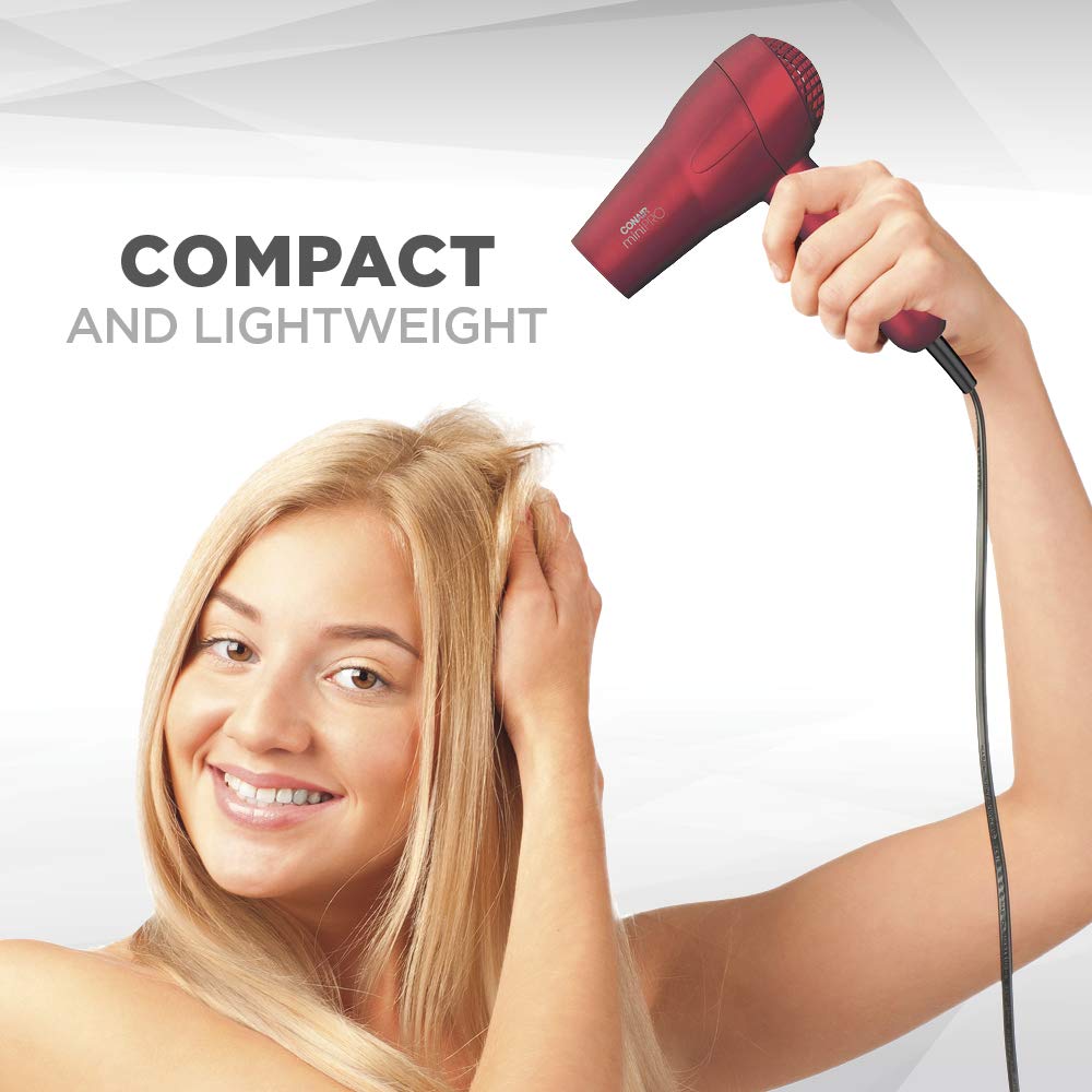 Conair MiniPRO Travel Hair Dryer with Folding Handle
