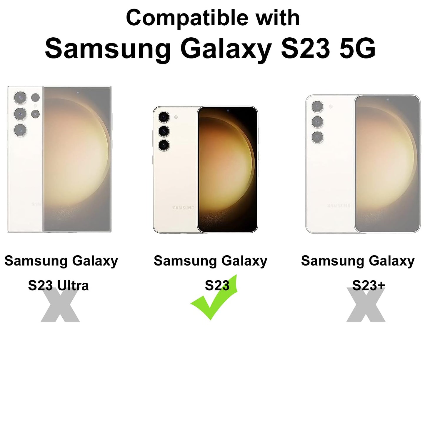 Tenoc Clear Case For Samsung Galaxy S22 6 Inch Non Yellowing Protective Bumper