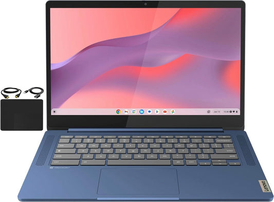 Lenovo Flagship Chromebook 14 Inch FHD Touchscreen Abyss Blue