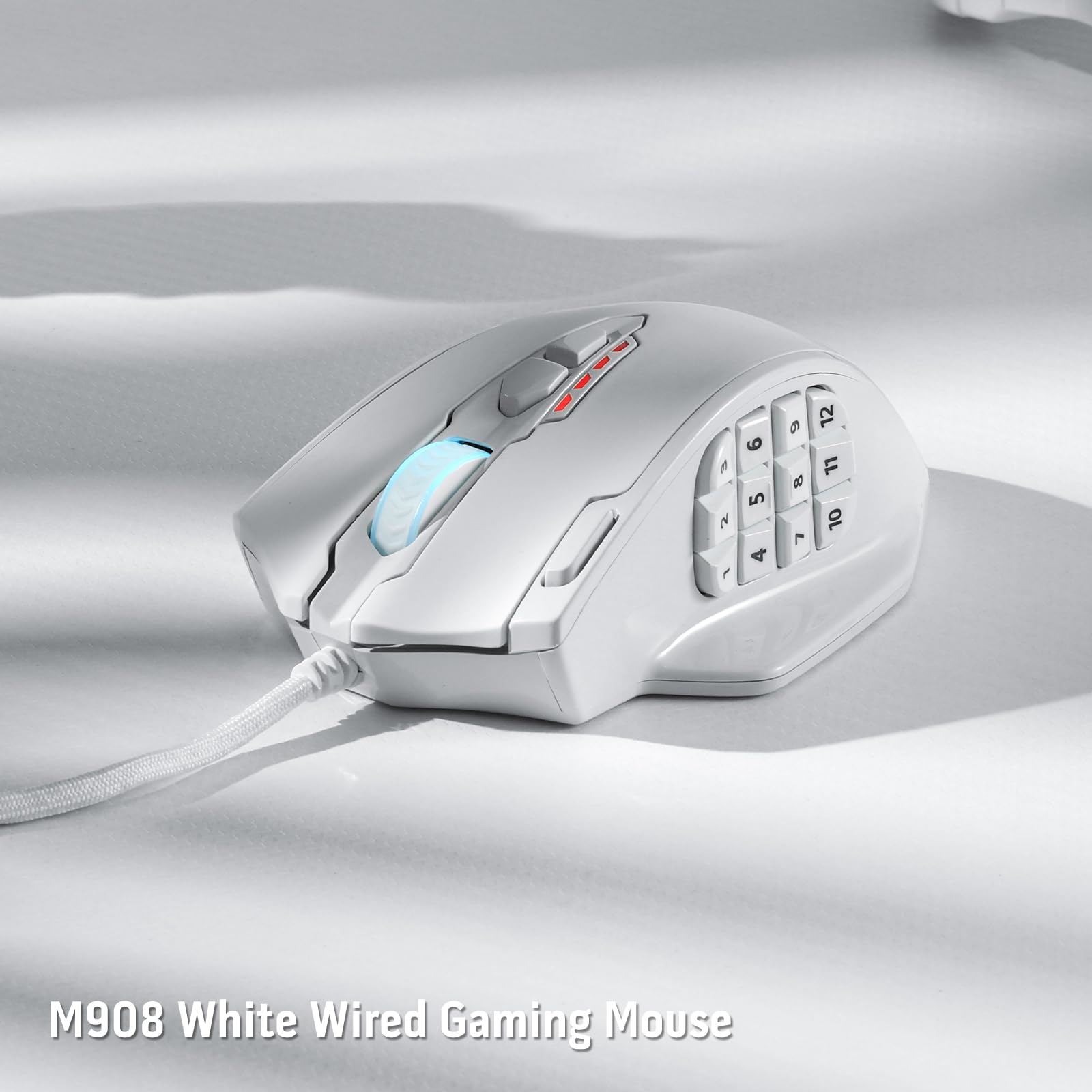 Redragon M908 RGB Gaming Mouse with 12 Programmable Buttons