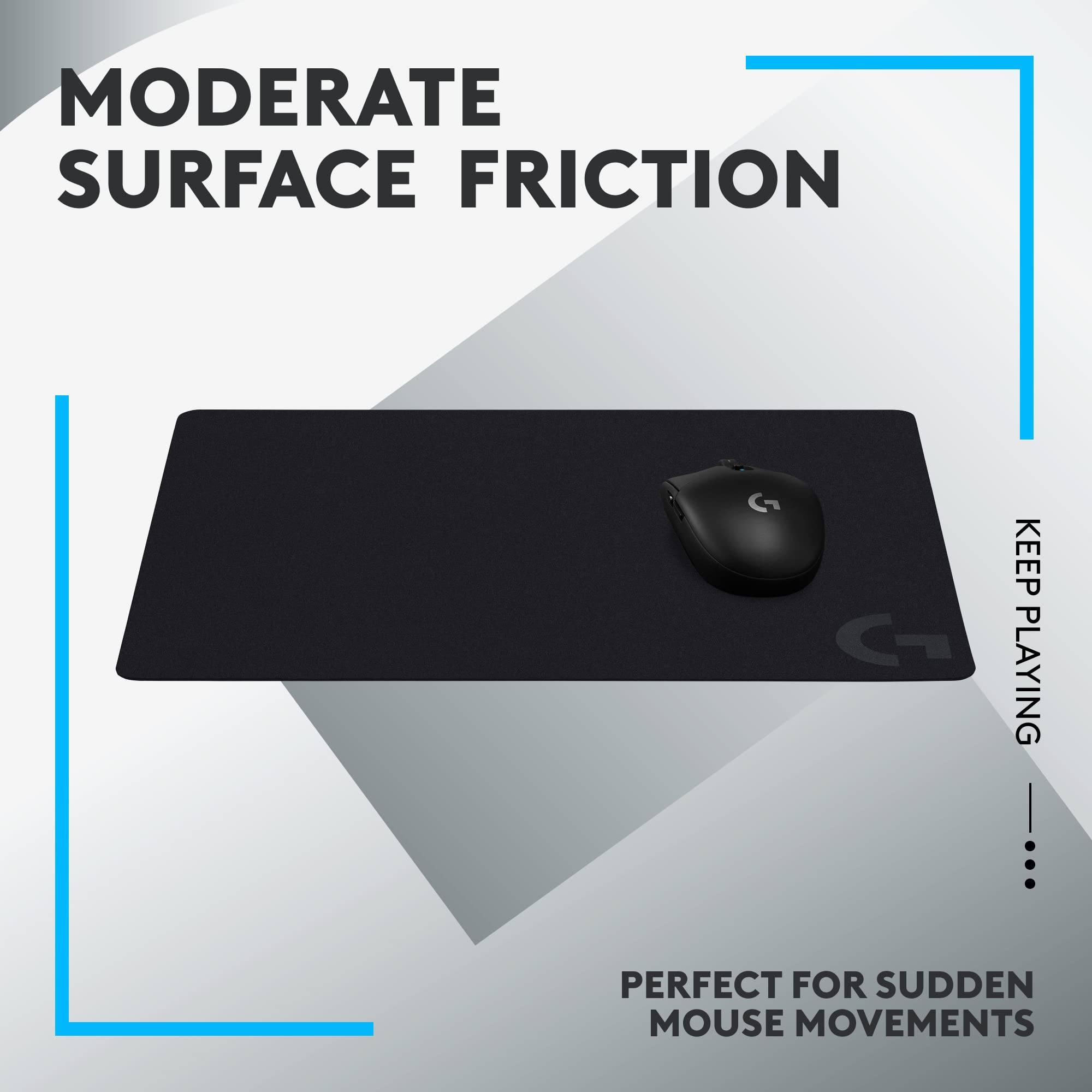 Logitech G840 XL Gaming Mouse Pad for Enhanced Comfort