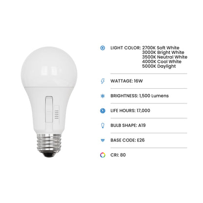 Feit Electric LED Light Bulbs 60 Watt Equivalent Dimmable