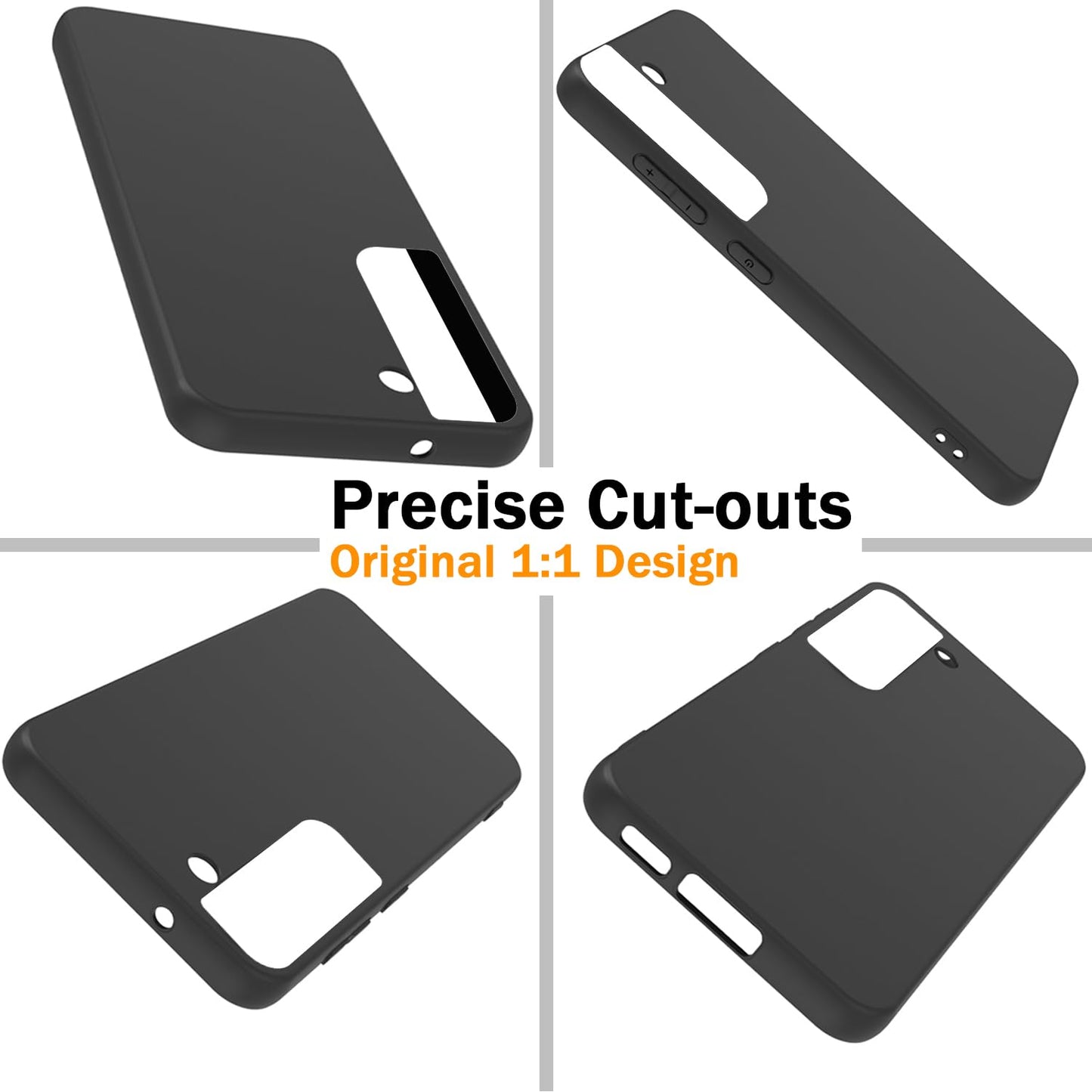 Tenoc Clear Case For Samsung Galaxy S22 6 Inch Non Yellowing Protective Bumper