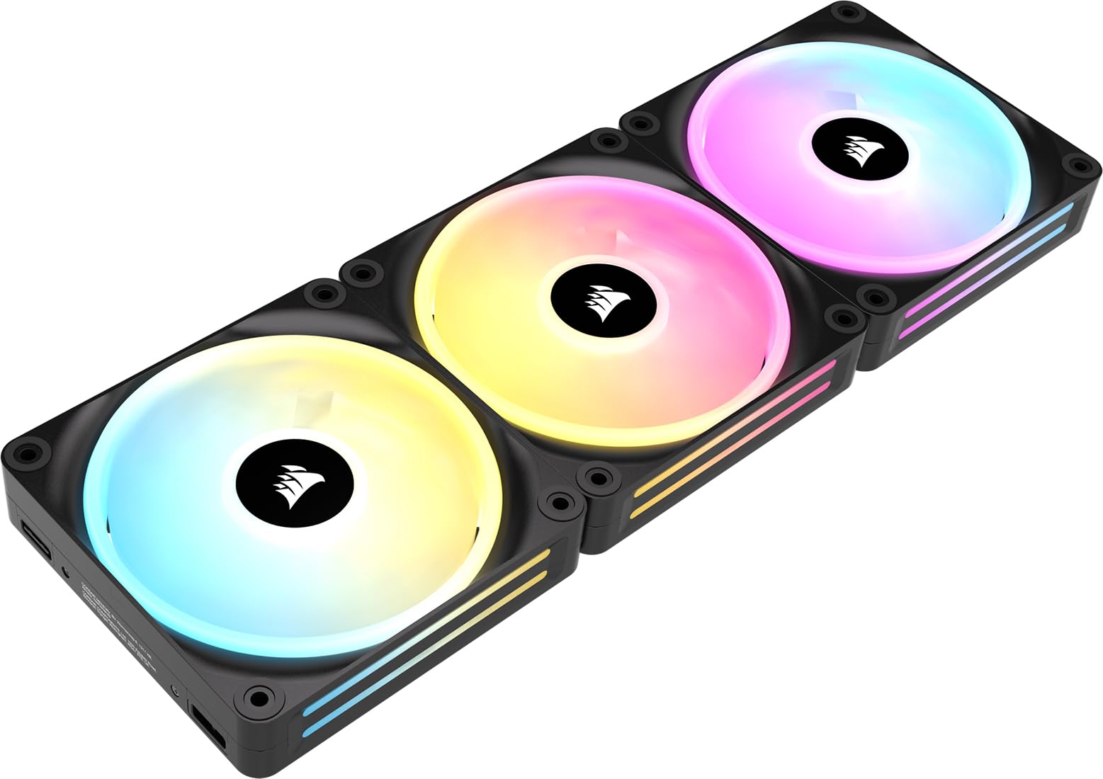 Corsair iCUE LINK QX120 RGB Fan Kit with Magnetic Dome Design