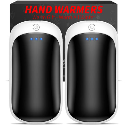 2 Pack Rechargeable Hand Warmers USB Portable 2 In 1