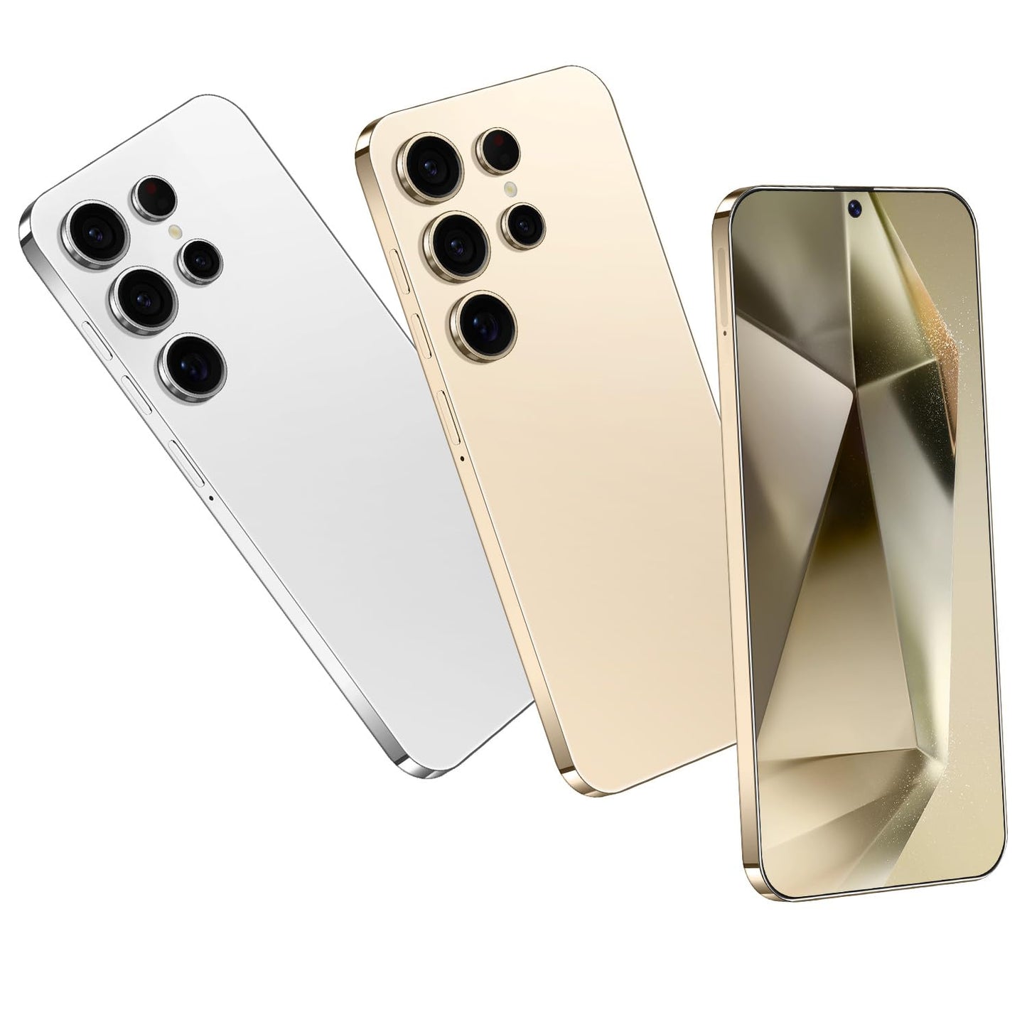 Unlocked S24 Ultra Android Phone 5G 6800mAh Dual SIM 108MP Camera Titanium Black