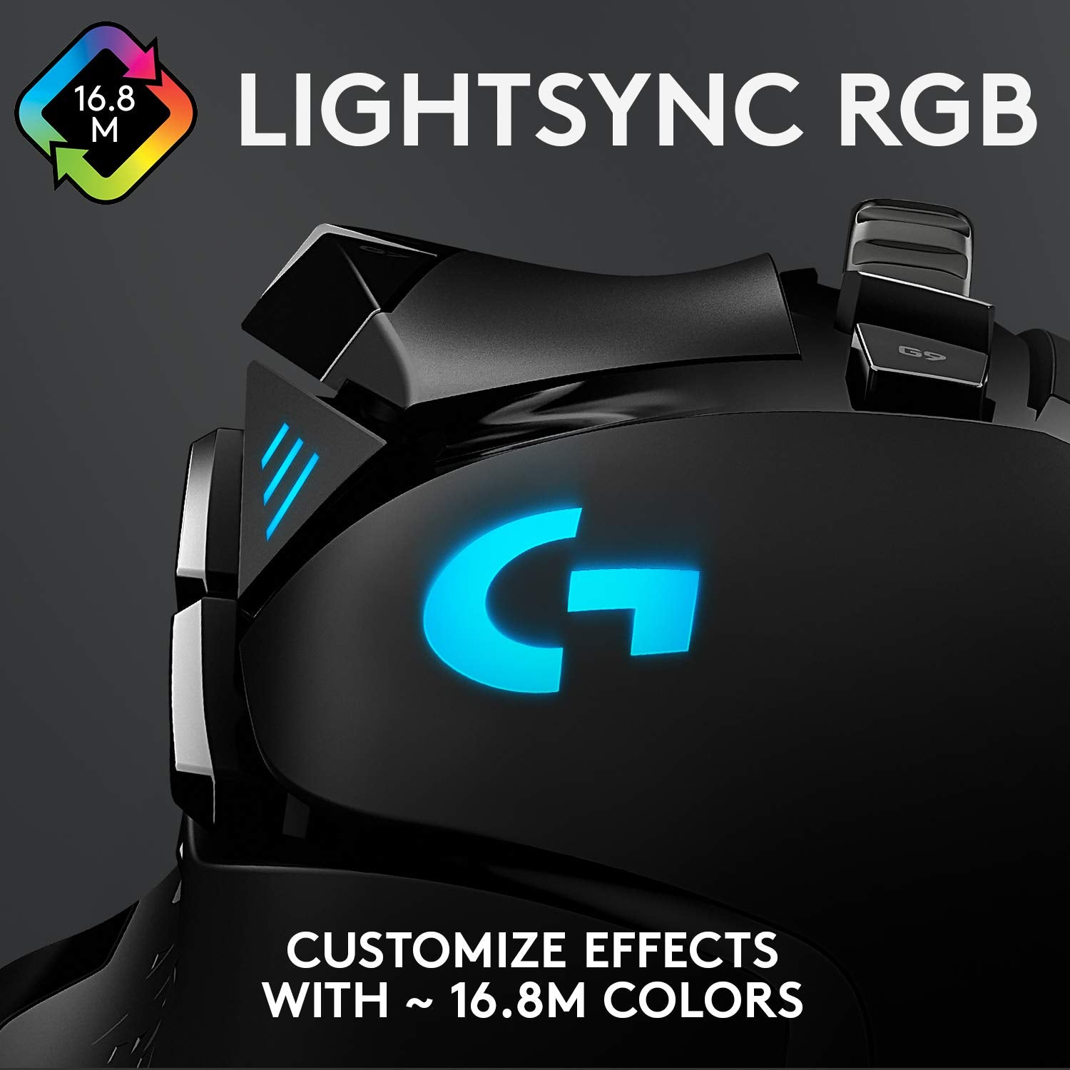 Logitech G502 HERO Wired Gaming Mouse with Adjustable Weights