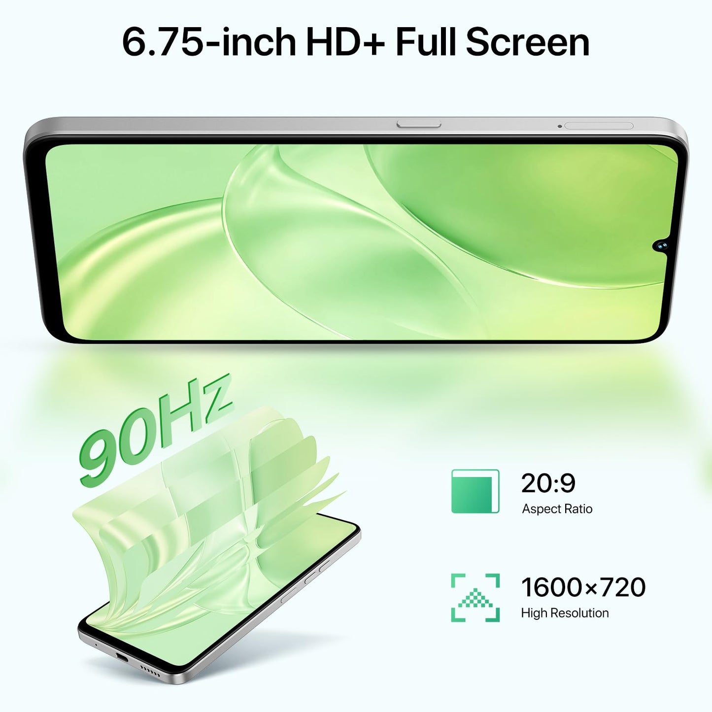 UMIDIGI G9 5G Android 14 Phone 12GB RAM 128GB ROM 50MP Camera 6.75 Inch 90Hz