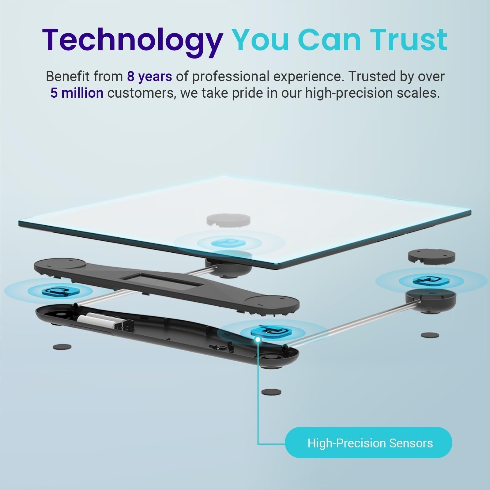 Smart Body Weight Scale with Accurate BMI Tracking