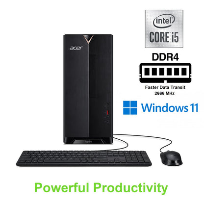 Acer Aspire TC Desktop with Fast Intel Core i5 Processor