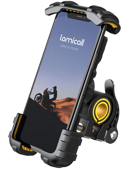 Lamicall Bike Phone Holder for Motorcycle Handlebar Clamp