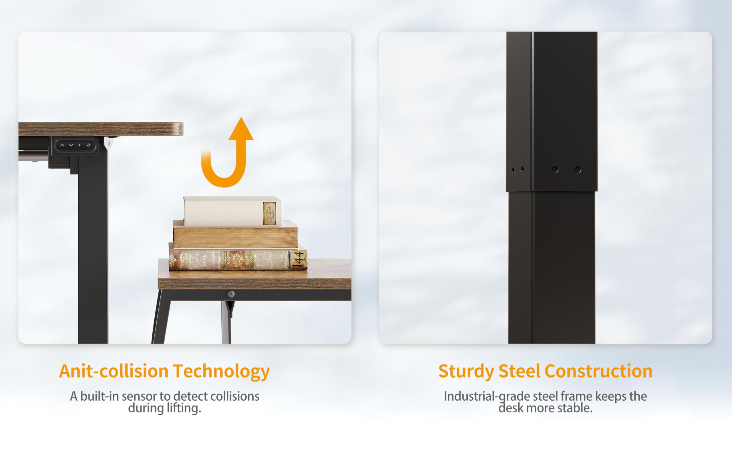 CubiCubi Adjustable Electric Standing Desk for Comfort