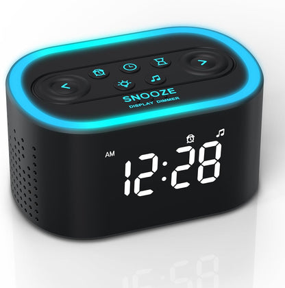 Reacher Digital Alarm Clock White Noise Sound Machine