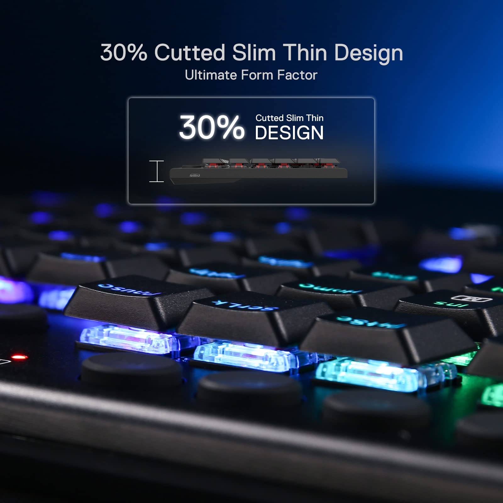 Redragon K618 Pro Wireless RGB Mechanical Keyboard