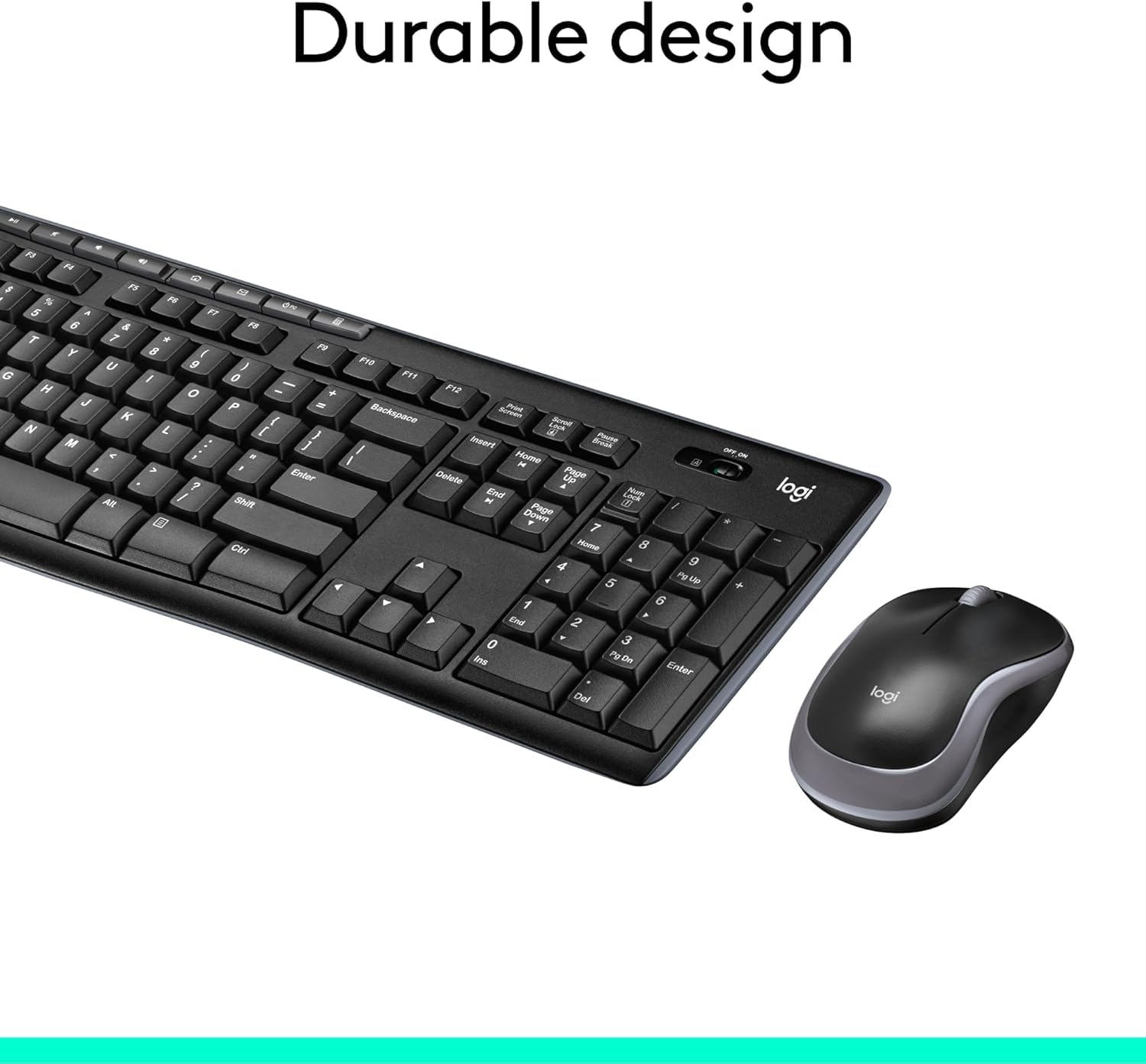 Logitech MK270 Wireless Keyboard and Mouse Combo for Easy Computing
