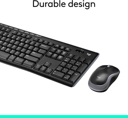 Logitech MK270 Wireless Keyboard and Mouse Combo for Easy Computing
