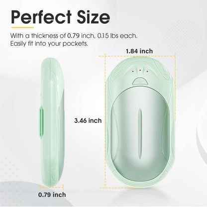 AI Hand Warmers 2 Pack Rechargeable Portable Pocket Heaters