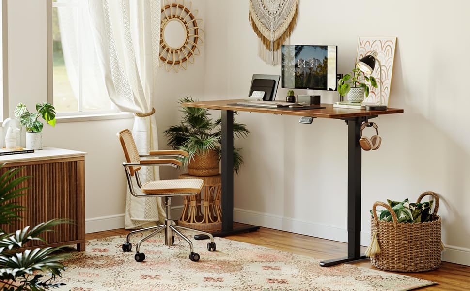 CubiCubi Adjustable Electric Standing Desk for Comfort