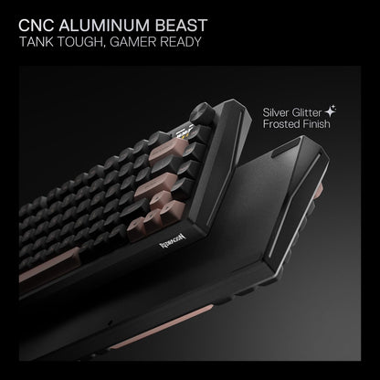 Redragon K673 Pro Wireless RGB Gaming Keyboard with Custom Knob