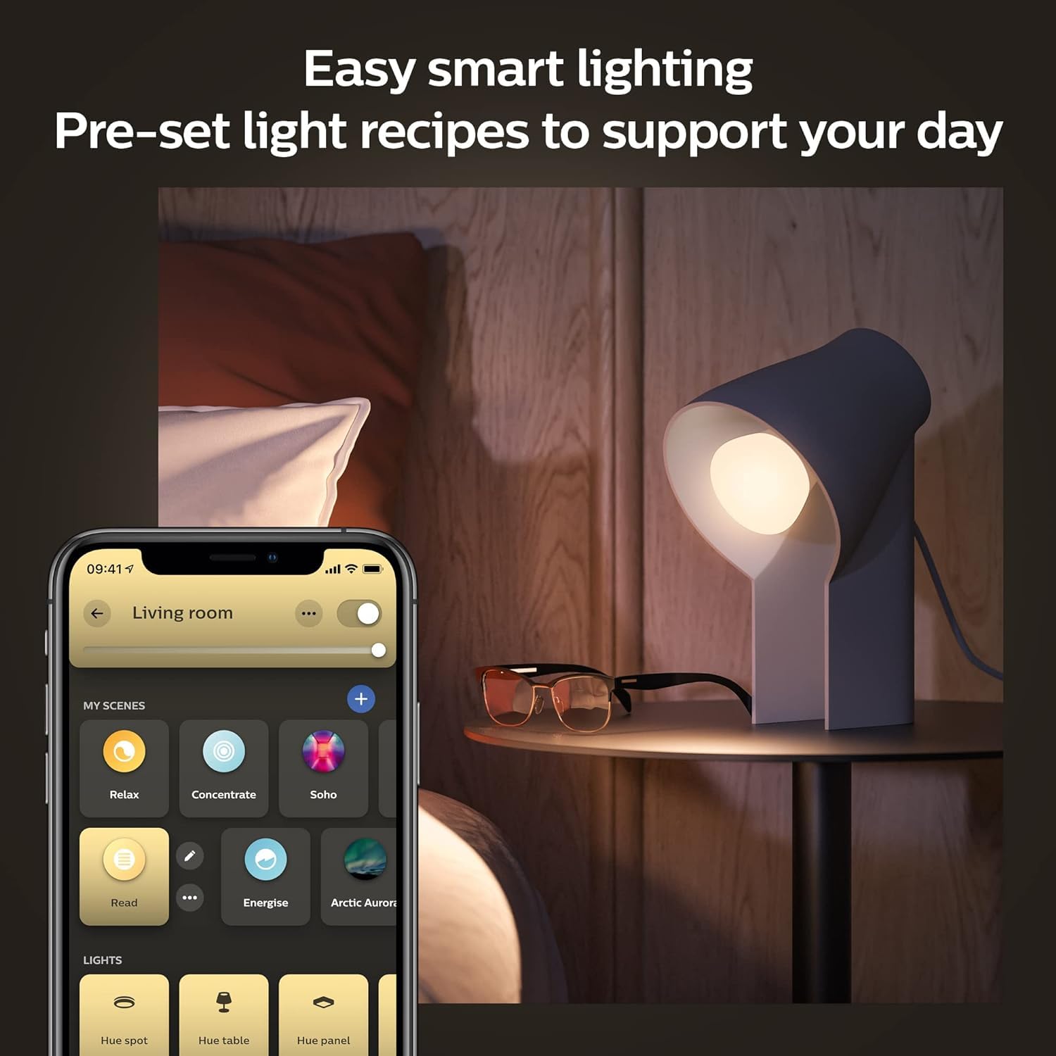 Philips Hue A19 Smart Light Bulb Easy Home Control