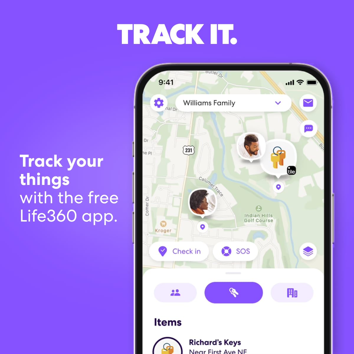 Tile Mate Bluetooth Tracker 4-Pack for Easy Item Finding