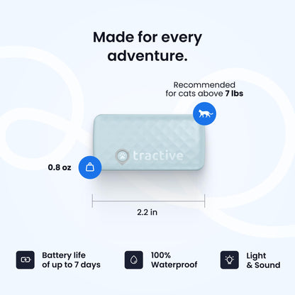 Tractive Smart Cat GPS Tracker with Real Time Monitoring