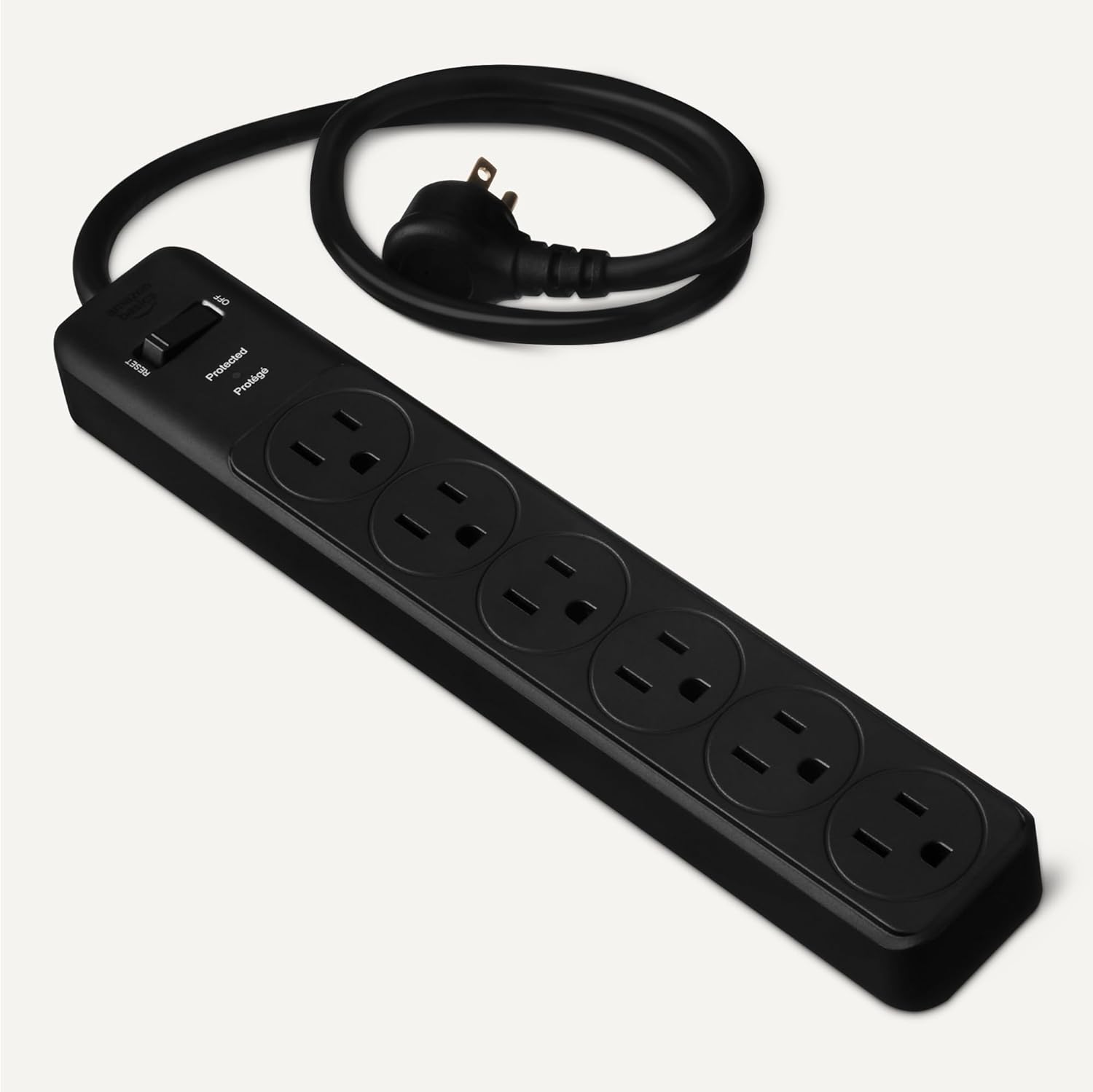 Amazon Basics Two Pack Surge Protector Power Strip 200J