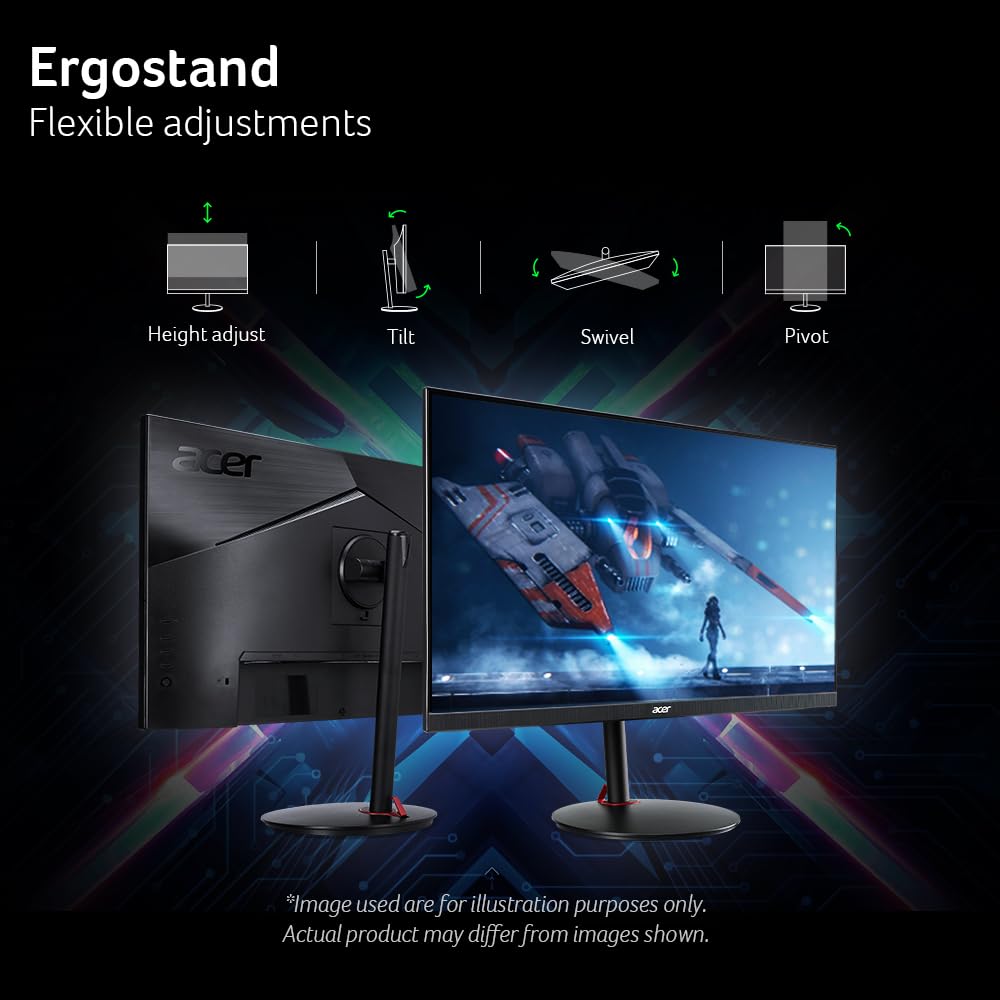 Acer Nitro 27 Inch WQHD Gaming Monitor with 180Hz Refresh Rate