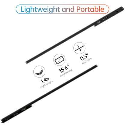 MNN 15.6 Inch Portable Monitor FHD 1080P IPS USB C HDMI