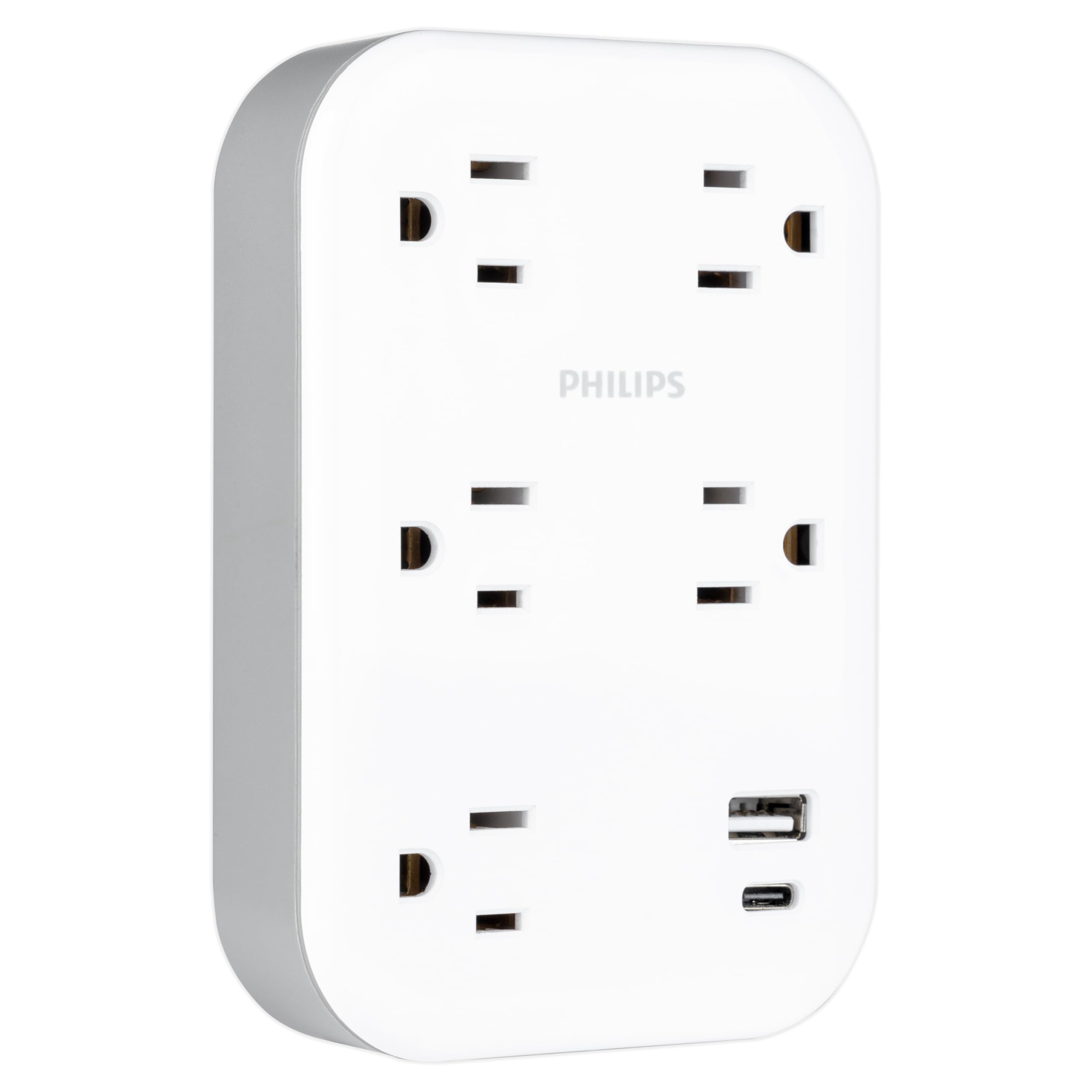 Philips EZFit 3 Outlet Surge Tap With USB Charging Now