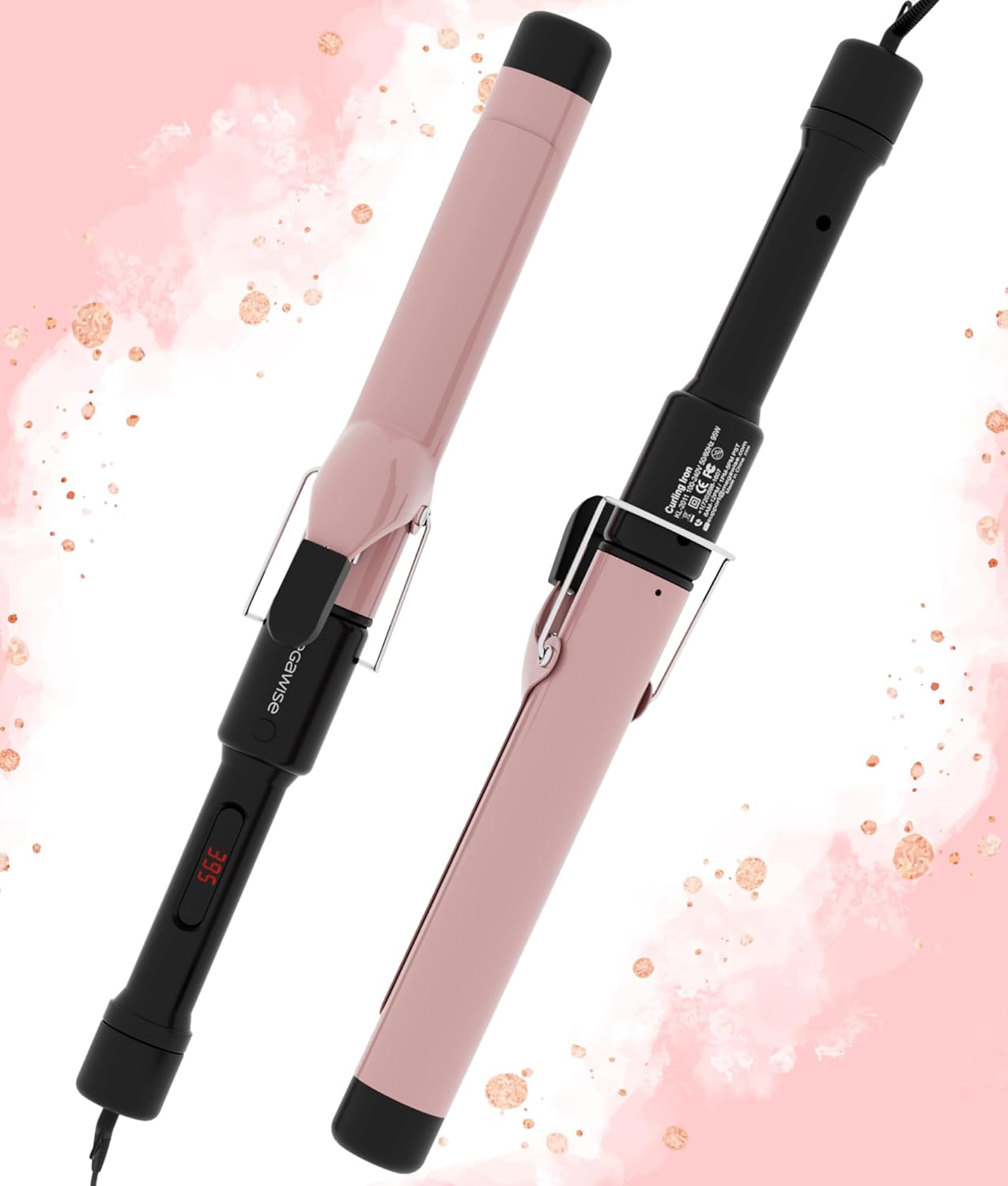 MegaWise Pro Ceramic Hair Curling Iron with Fast Heating