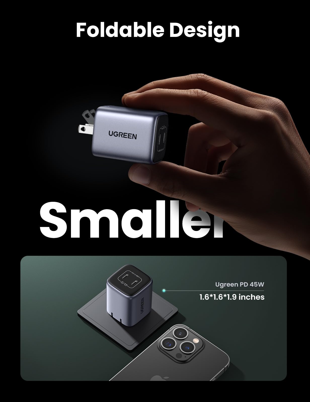 UGREEN 45W USB C Charger Fast Charging for Devices