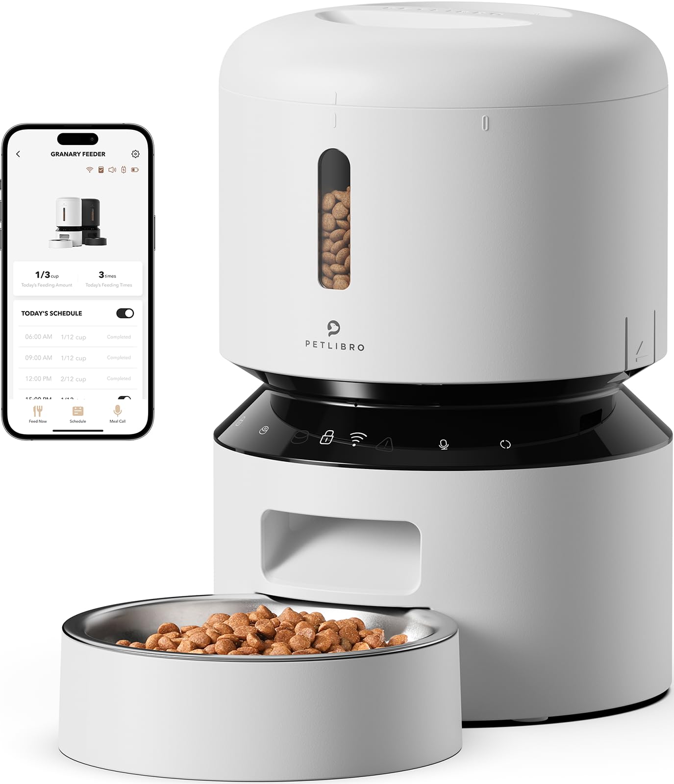 Automatic Cat Feeder with Freshness Preservation and Timed Meals