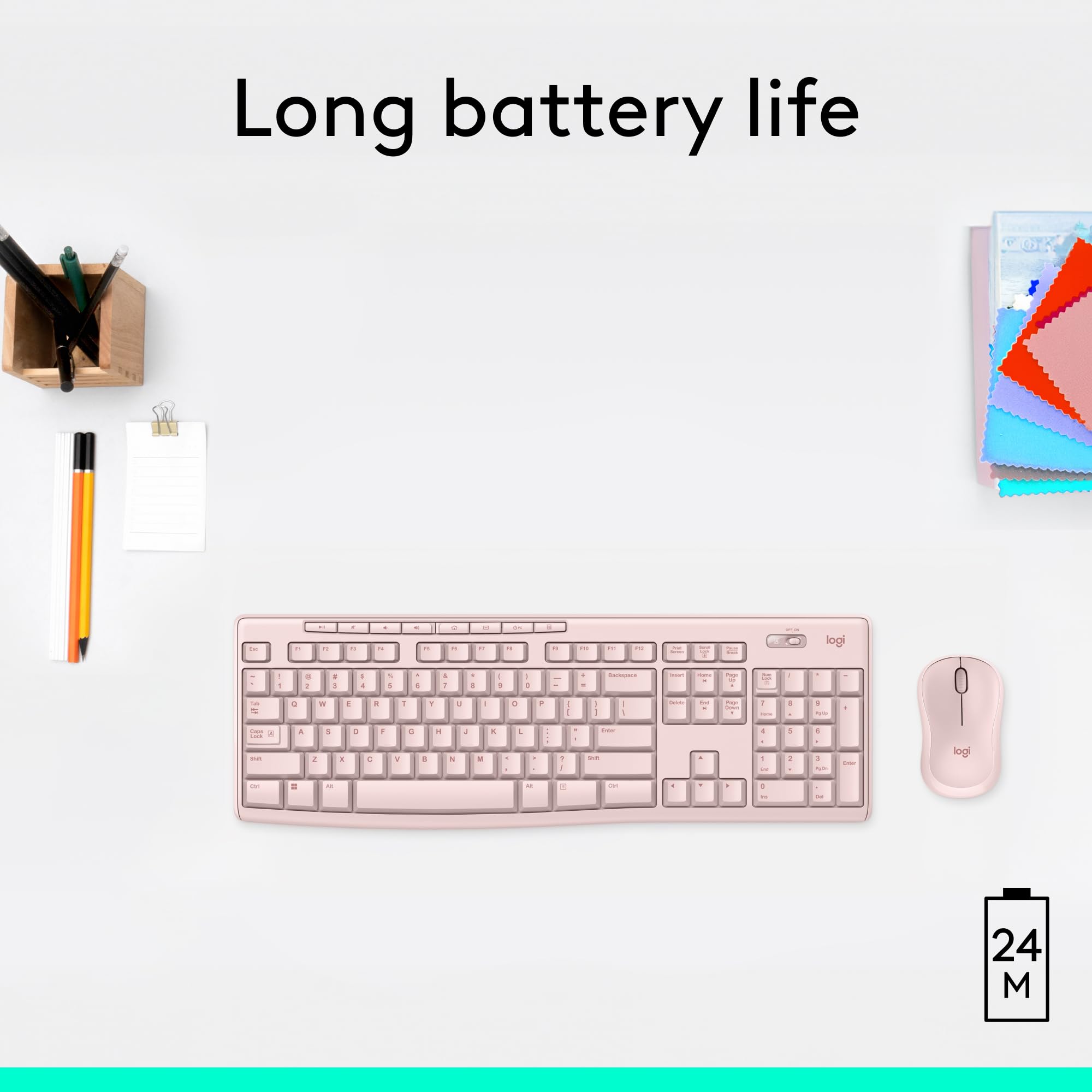 Logitech MK270 Wireless Keyboard and Mouse Combo for Easy Computing