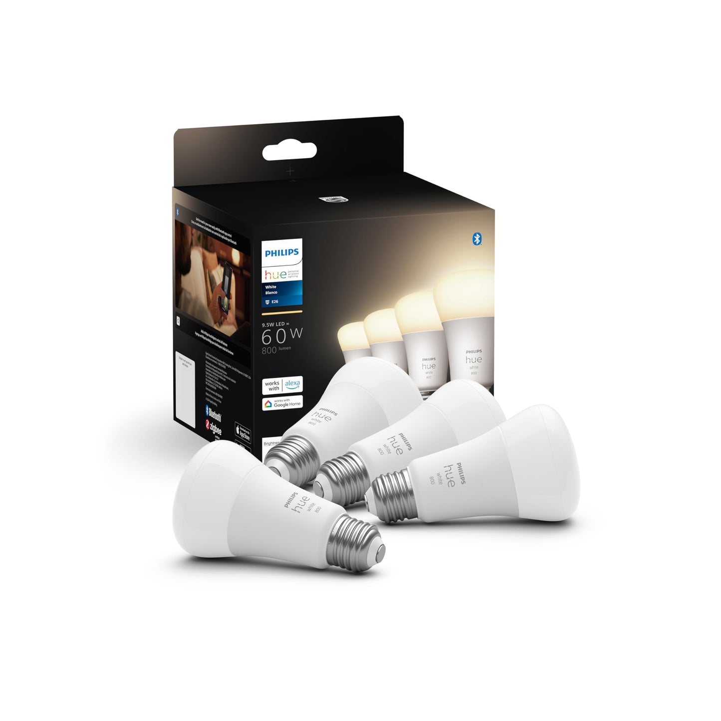 Philips Hue Smart LED Bulbs Easy Home Lighting Control