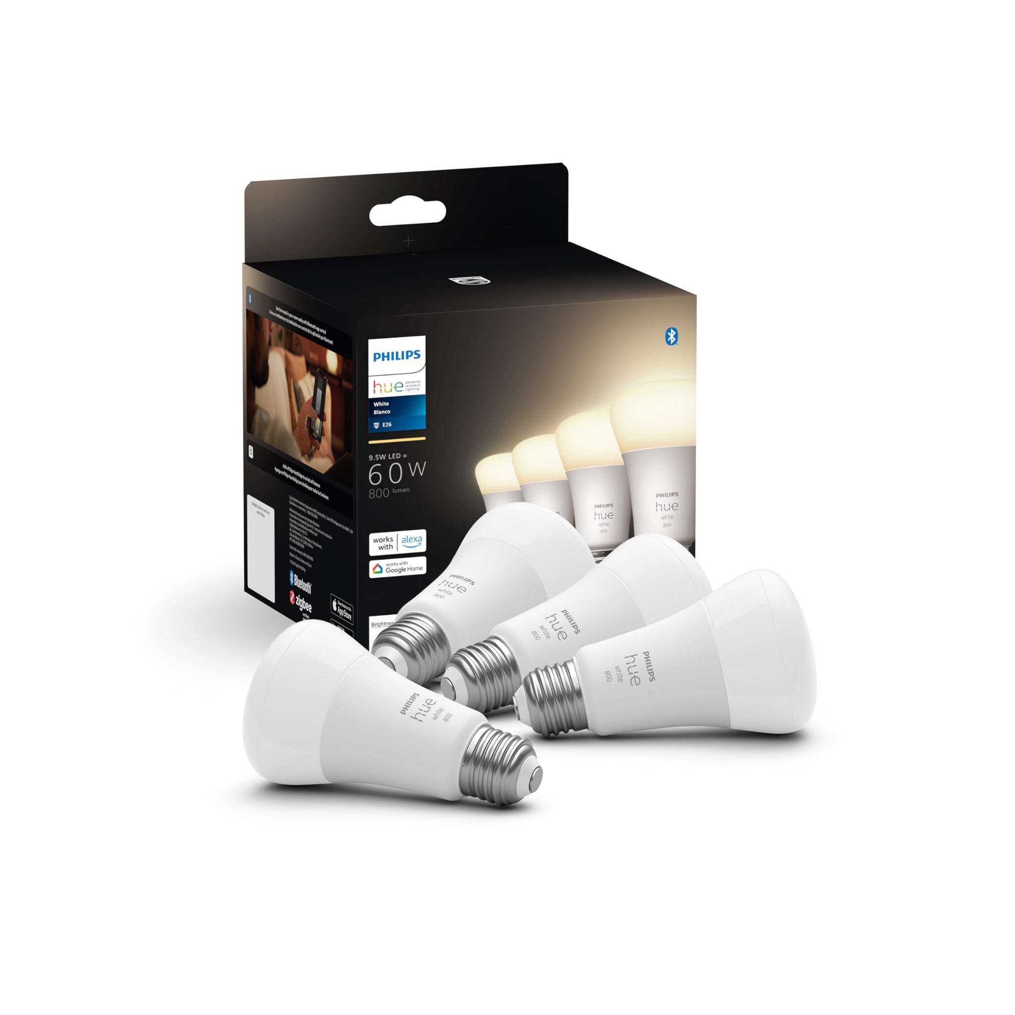Philips Hue Smart LED Bulbs Easy Home Lighting Control
