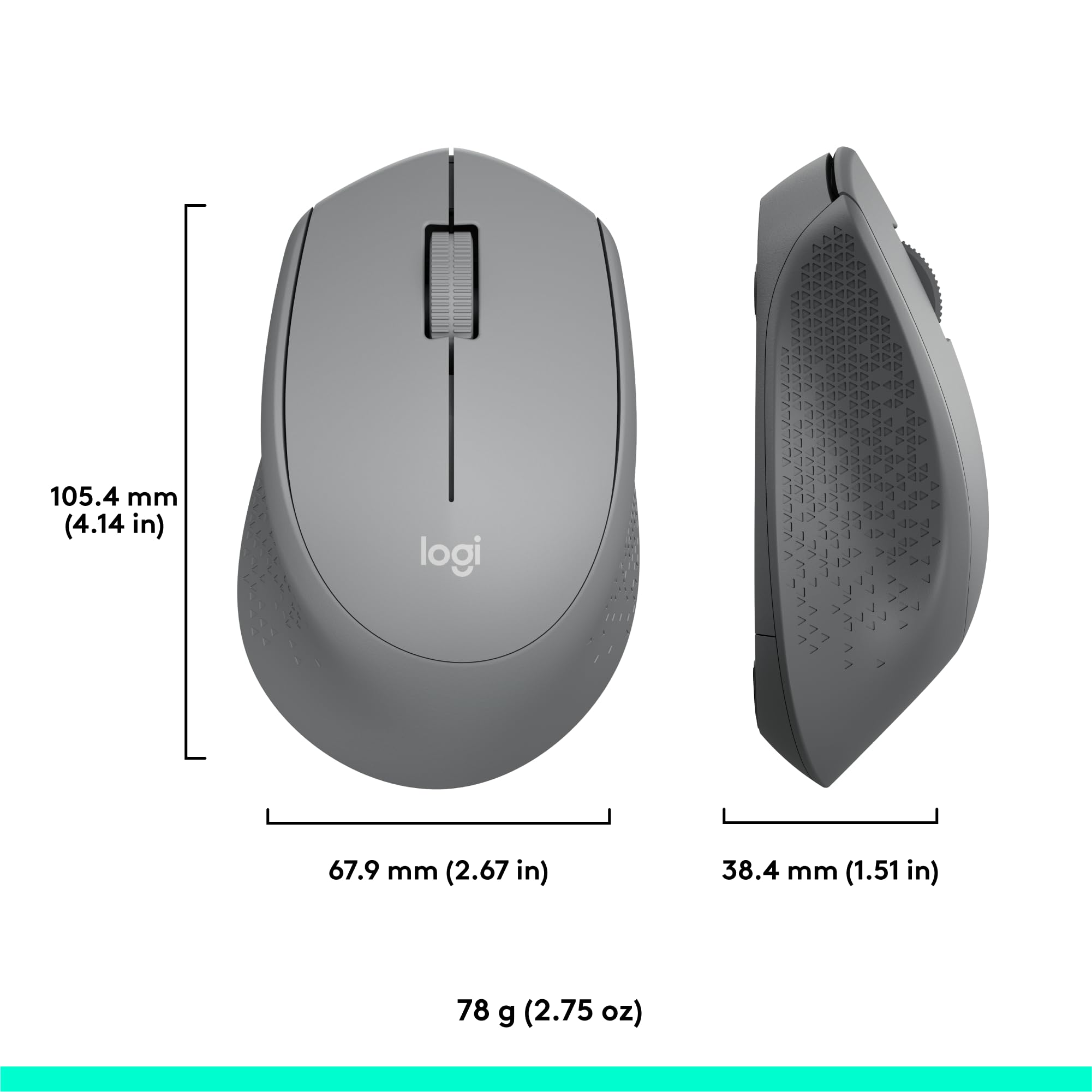 Logitech M330 Silent Wireless Mouse With Long Battery Life