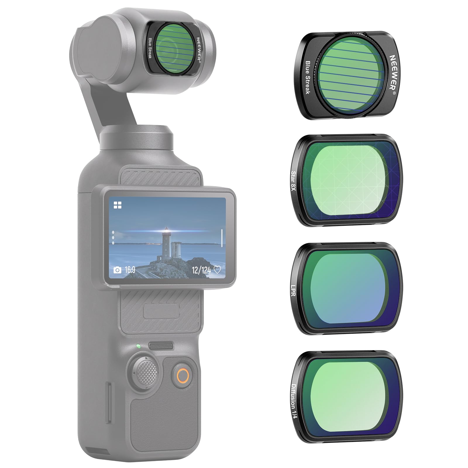 Neewer HD CPL ND Filter Kit for DJI OSMO Pocket